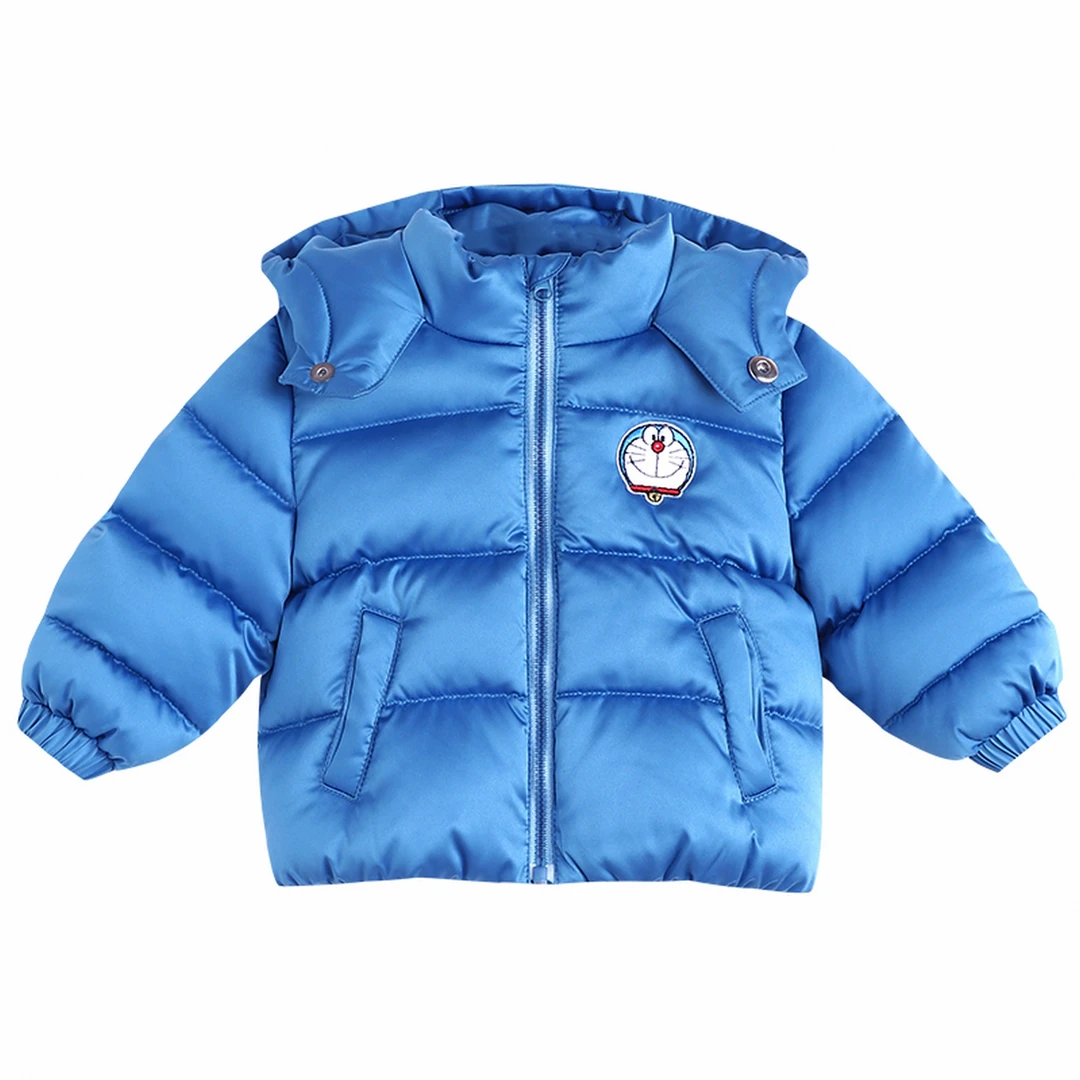 7-7-98小o爸婴童【福利专场】卡通藏蓝色羽绒服保暖D200603216