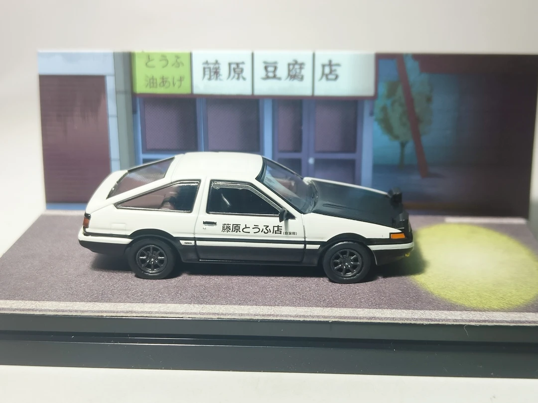 Hobby Japan 1/64 丰田 Toyota GT APEX AE86头文字D合金车模摆件