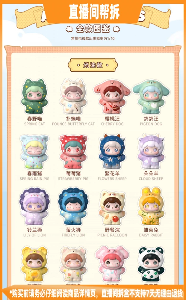 【拆盒】萌粒大乱斗系列潮玩盲盒
