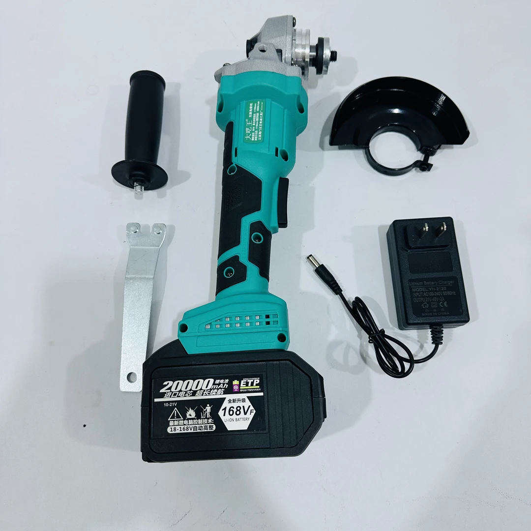 全新A3款纯铜无刷大功率角磨机套装多功能切割机抛光机打磨砂轮机