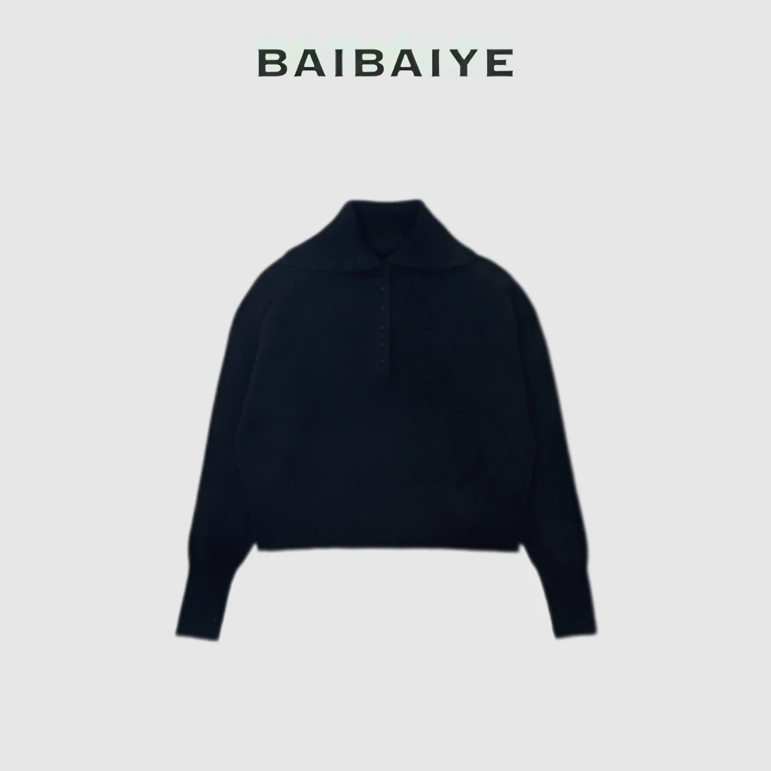 慵懒风苏力羊驼毛毛衣【BAIBAIYE】Z24FM496