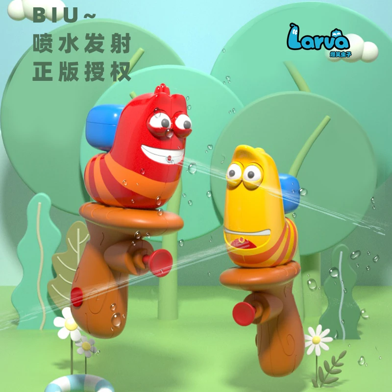 爆笑虫子儿童夏日喷水枪沙滩玩具宝宝戏水战小孩洗澡神器收纳背包