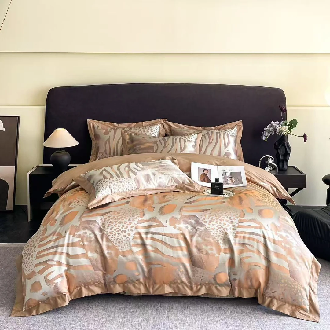 班尼克    轻奢全棉贡缎提花四件套