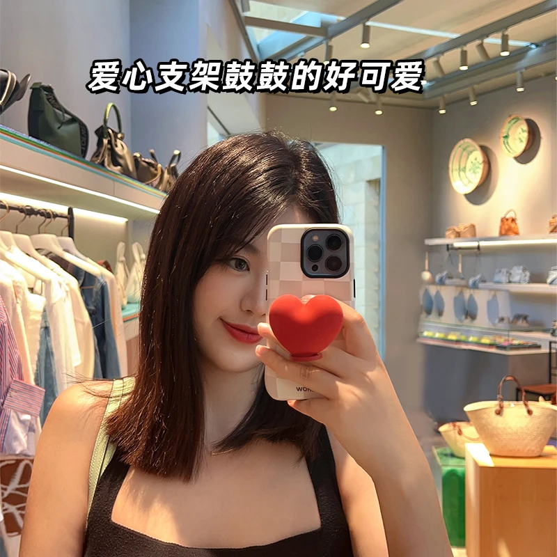 EVENSHOW奶油华芙菲林壳&粉雾芋泥壳小众高级感适用于苹果女款ins