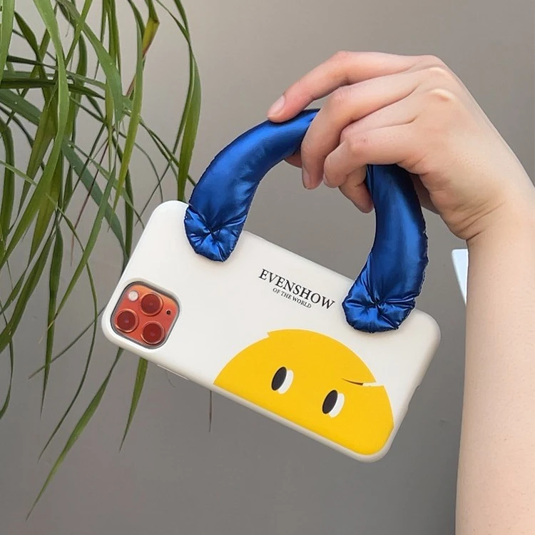 EVENSHOW原创e小黄iPhone15proMax手机壳适用苹果保护套手提款