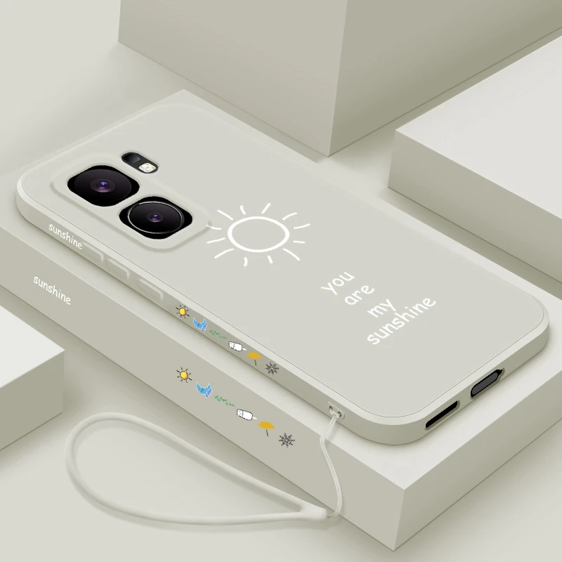 适用vivoiqooneo9手机壳新款个性简约晴天iqooneo9pro液态全包手