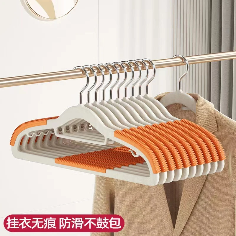 防滑无痕衣架家用阳台晾晒衣服夹子防肩不起包宿舍晾衣架成人衣挂