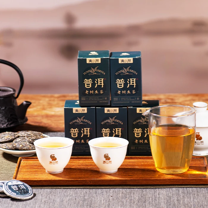 滇小茶老树生茶5盒新品装云南临沧勐库大叶种百年老树茶
