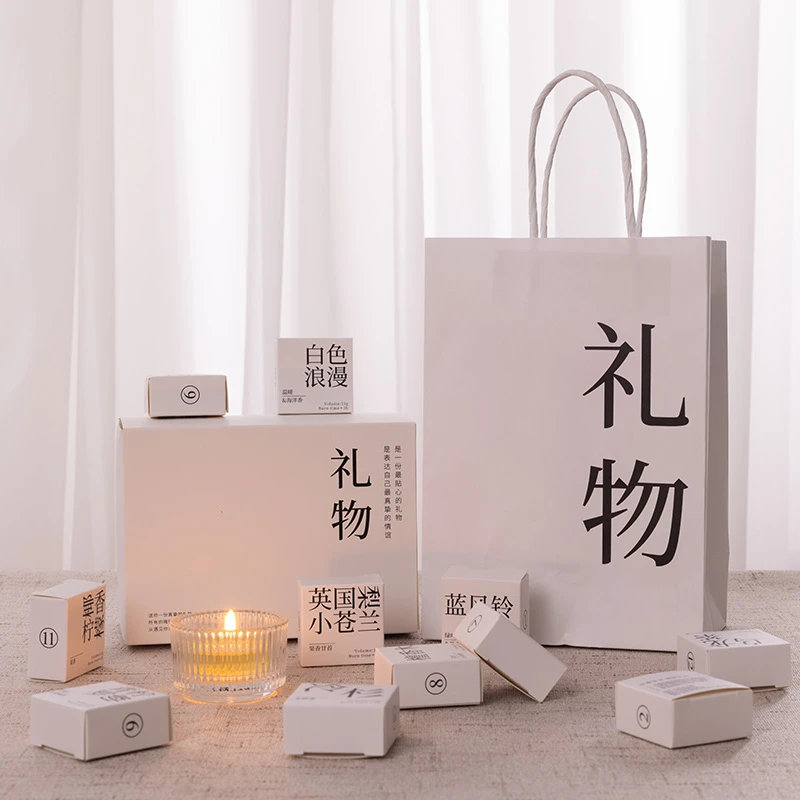 香里藏诗香薰蜡烛礼盒茶蜡香氛无烟小众高级女神礼物送女朋友闺蜜