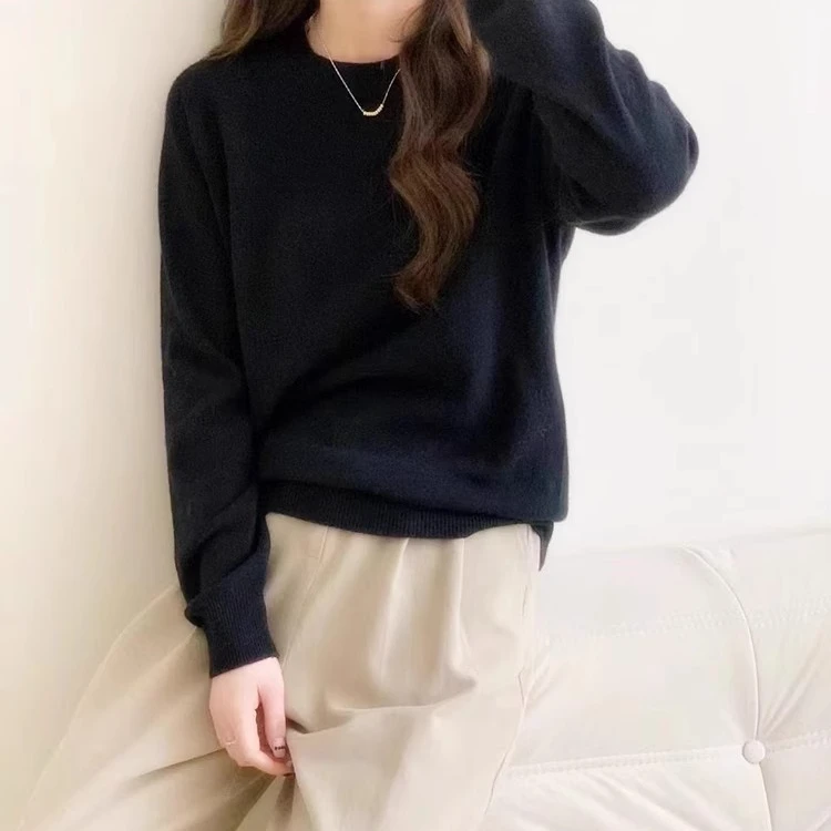 （漂901-1000）3月20 艾雅淳服饰简约大气宽松百搭毛衣-姐姐