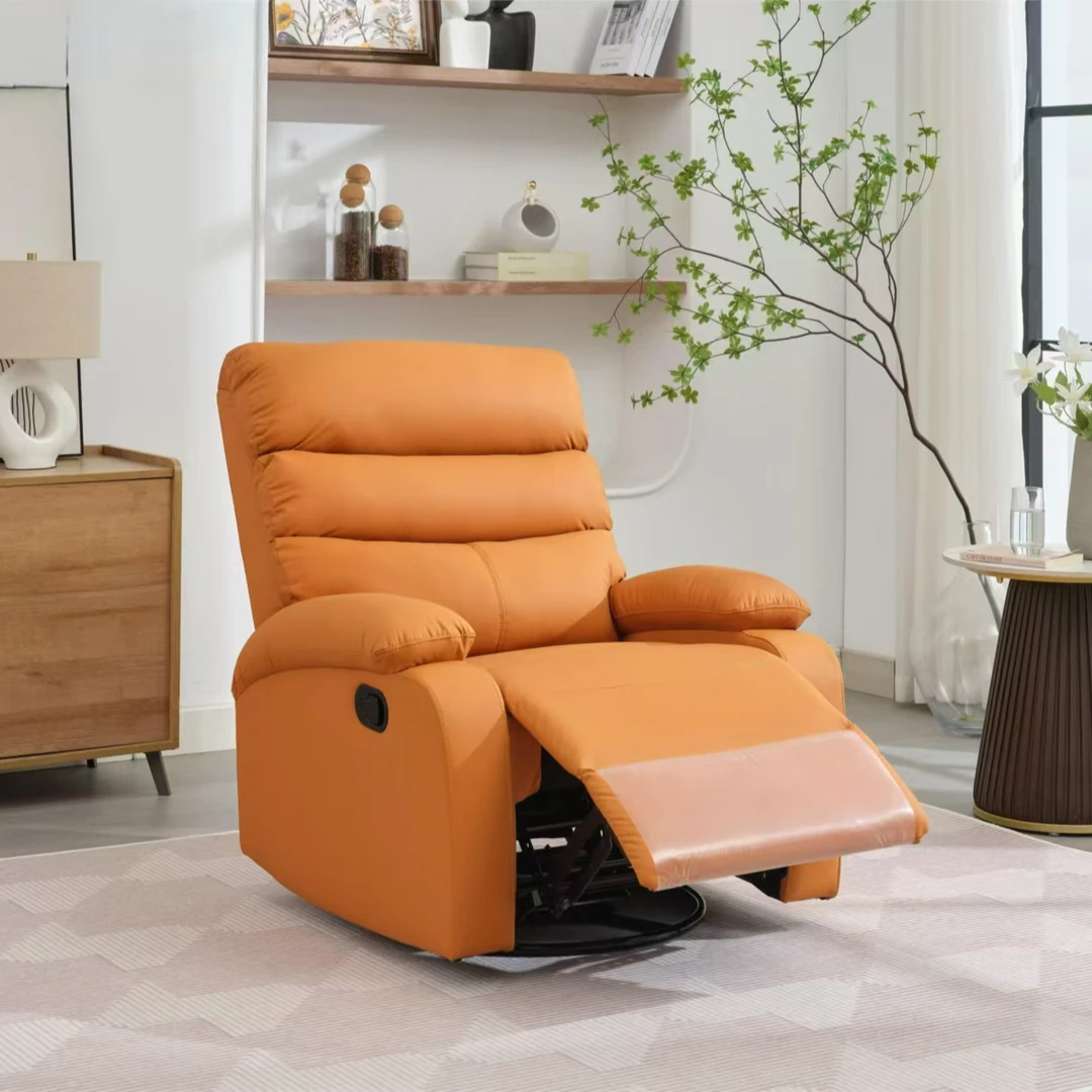 头等太空沙发舱真皮单人摇摇椅可躺可睡多功能阳台客厅懒人沙发床