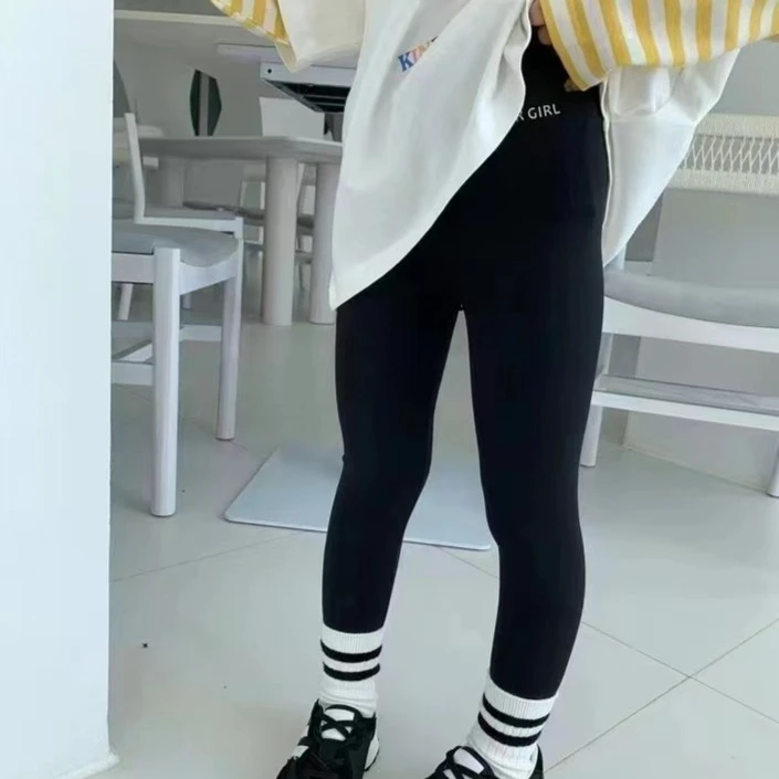 【福利裤子】女童冬季加绒时尚百搭加厚儿童裤子