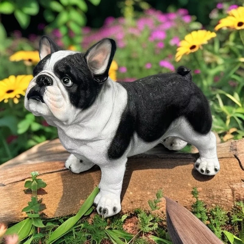 法斗狗摆件生日礼物送女生桌面摆件 酒柜装饰摆件潮玩摆件大号