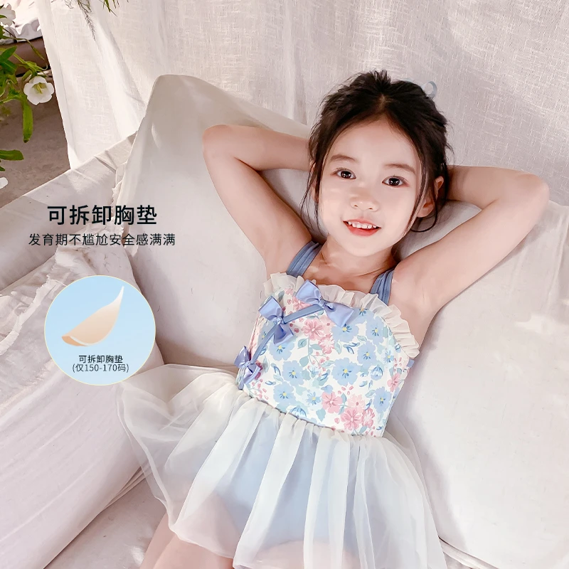 水手宝宝2024设计师原创高端设计夏季户外女童洋气泳衣3537