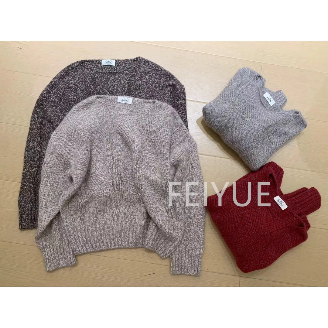 【节节高花色】2025季新款女装时尚宽松显瘦毛衣高级感穿搭上衣