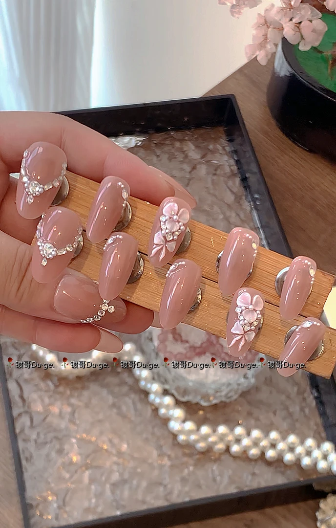 【公主梦—高阶雕花手绘】杜哥纯手工高品穿戴甲 10片