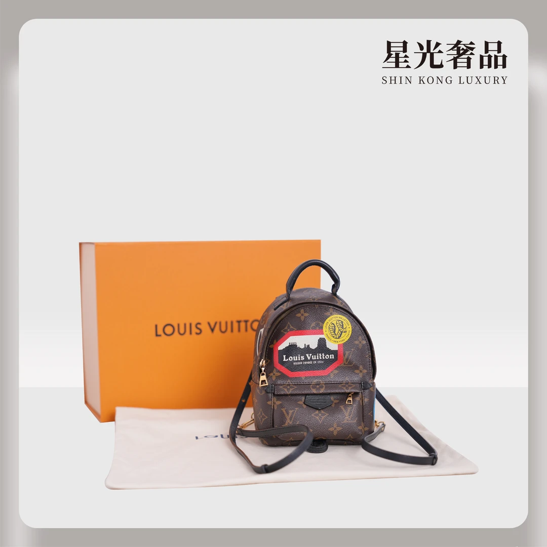 95新 LouisVuitton/路易威登 LV/mini 徽章款小书包