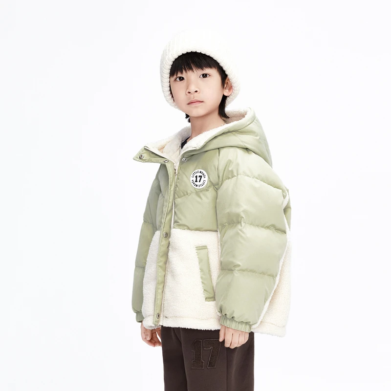 littlemoco童装冬装新款男女童轻薄羽绒服保暖外套#KBC4EIN031