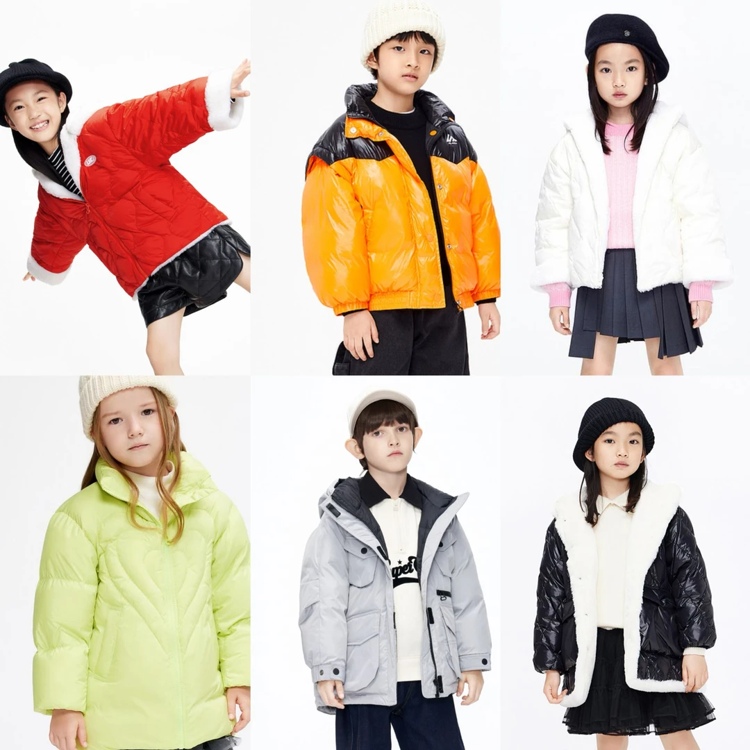 little moco童秋冬装新款男女童羽绒服外套集合#KBB4EIN044