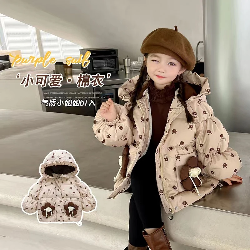 Y-N239【阿楠家甄选】女童棉衣加厚夹棉棉服女宝宝气质公主冬装保暖