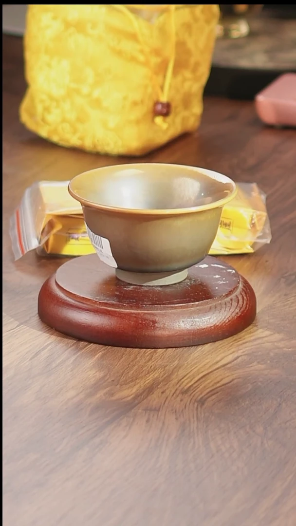 【闪购商品】瓷茶盏万万岁+盏袋+2*茶叶43