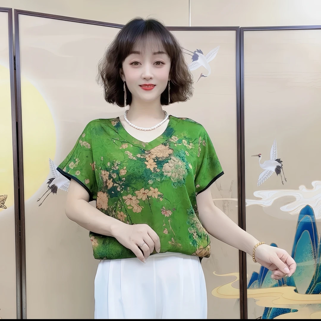 【苏杭小新木棉花双面】新款爆款显瘦高端百搭小衫