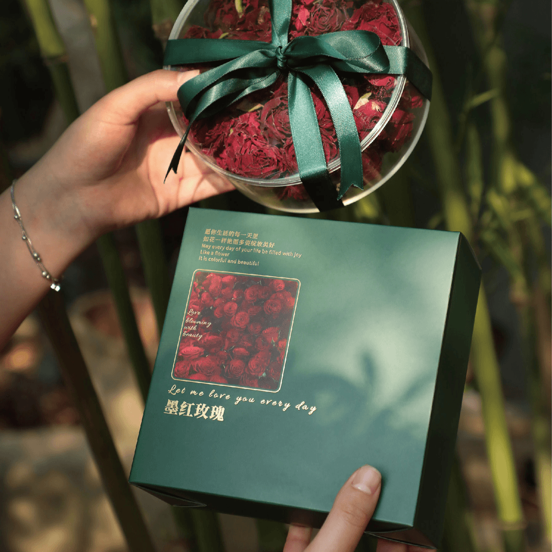 伴斤茶舍  繁花令  墨红玫瑰x洛神花 白茶国风高档便携礼盒装中式