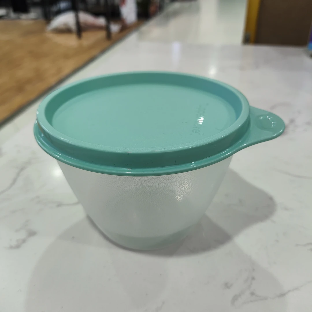 特百惠 400ML鲜果碗 薄荷绿盖子2只 冰箱冷藏密封保鲜盒