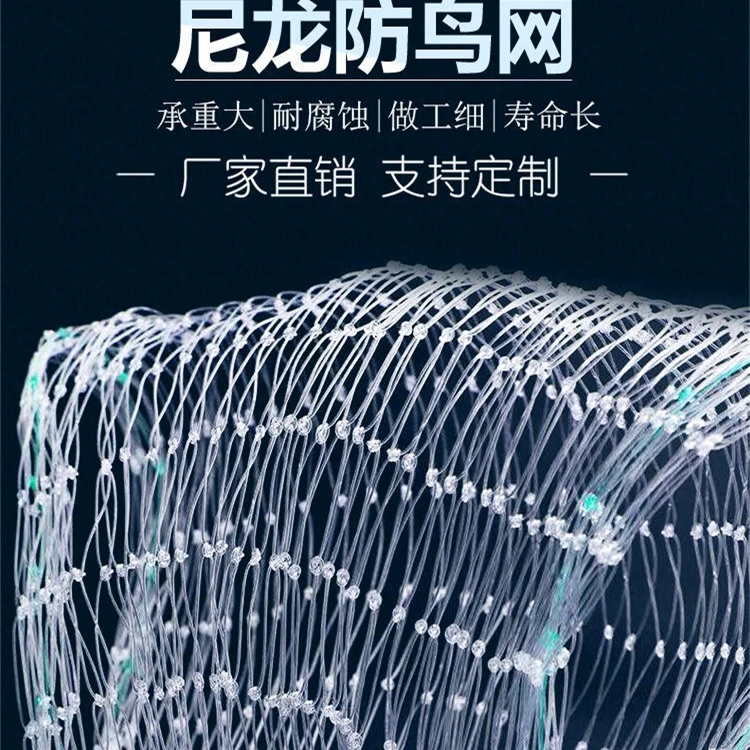 防鸟防虫网果树樱桃葡萄谷子蔬菜大棚围边防驱鸟用网鱼塘养殖天网