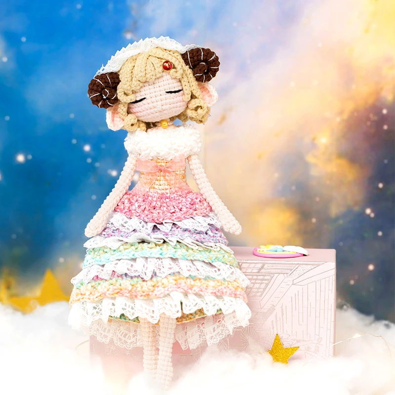 趣织社白羊座玩偶手工diy材料包编织毛线团