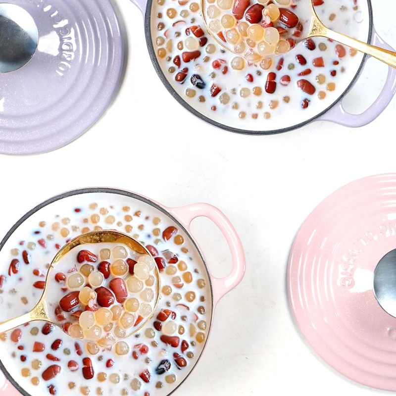 （大鹏的小珐琅2）综合抢购清仓珐琅锅铸铁锅炖锅汤锅