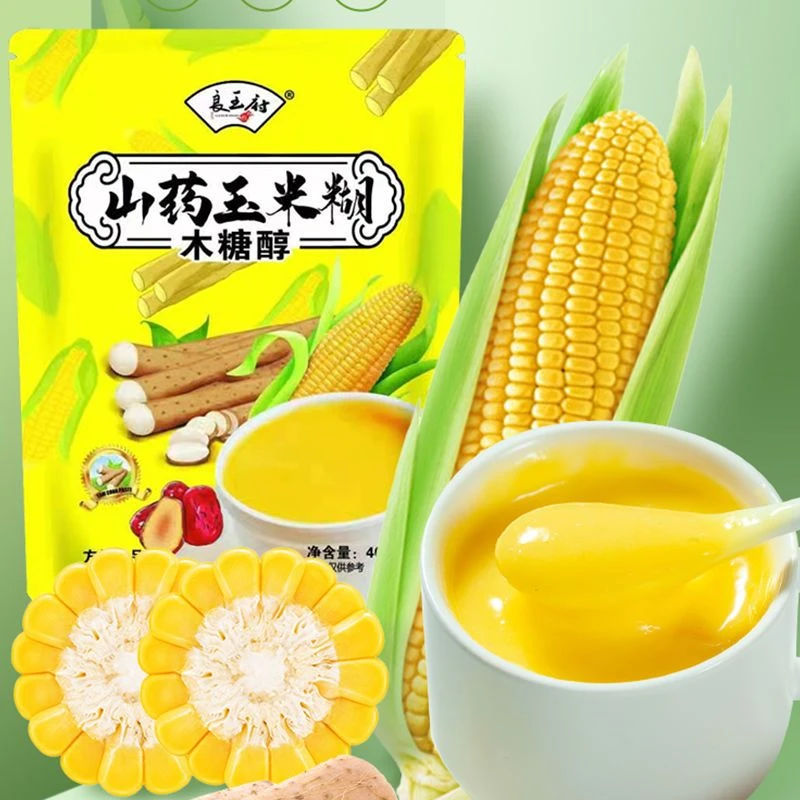 木糖醇山药玉米糊速食粥粗粮早餐代餐粉玉米粉红枣味饱腹抗饿