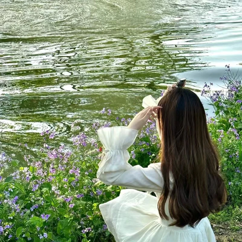 【99-99】小李衣橱 夏季新款女多巴胺森系田园风连衣裙