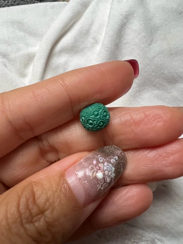 绿松石云纹老型单珠