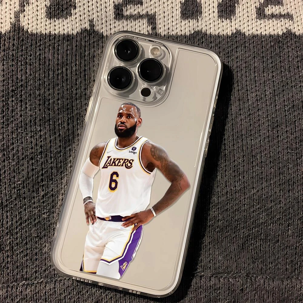 苹果14手机壳15软壳NBA巨星詹姆斯iPhone13/12/11promax太空壳ins