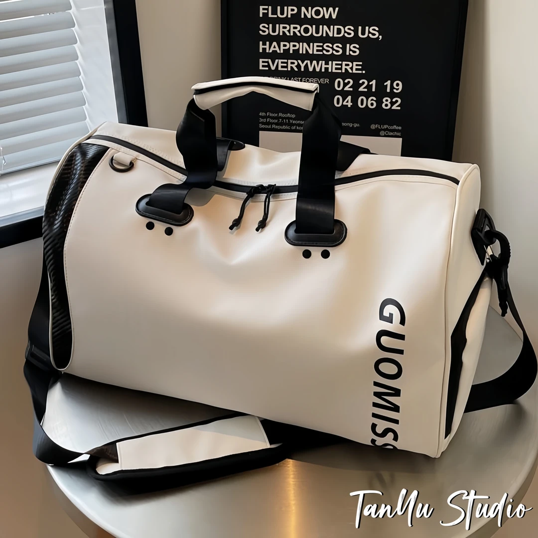 探屿短途旅行包男女大容量旅游轻便手提行李袋干湿分离运动健身包