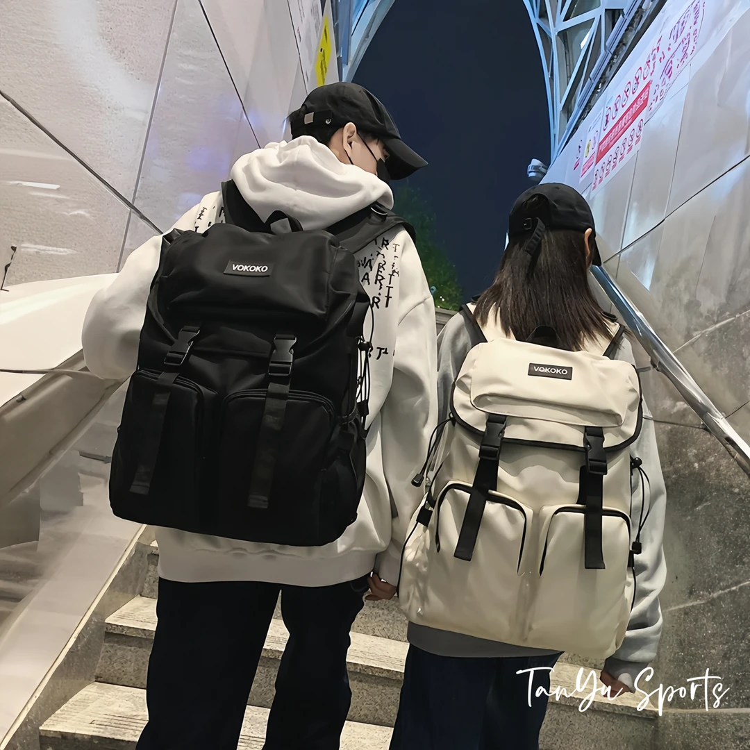 探屿多功能旅行书包双背包女大容量双肩包男生行李包大学生高中生