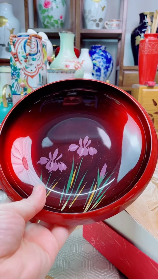 【闪购商品】盘日产漆器大钵一一