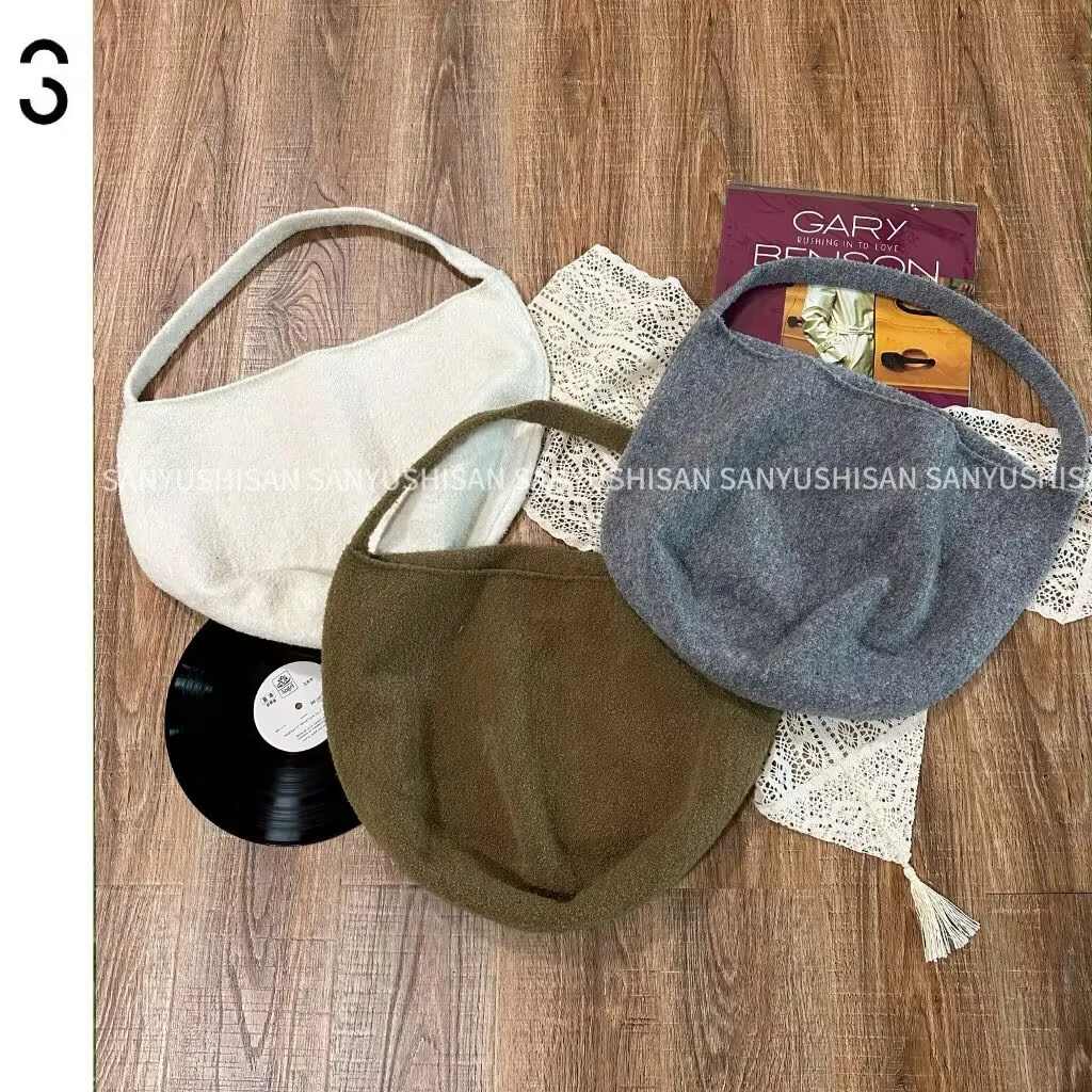 三与十三|舒适区|慵懒风休闲单肩包大容量通勤百搭纯色单肩包SYSS