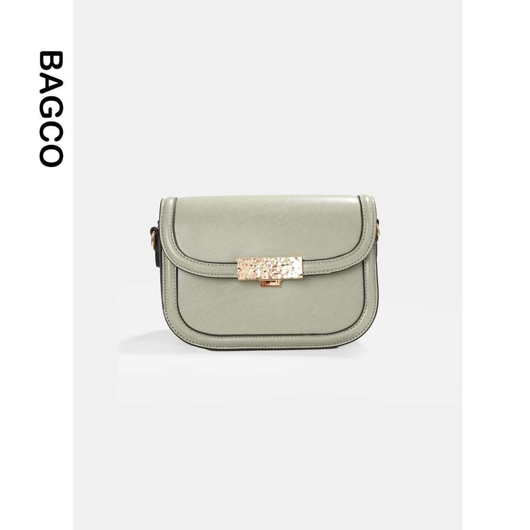 BAGCO时尚简约单肩斜挎马鞍包BE01220356