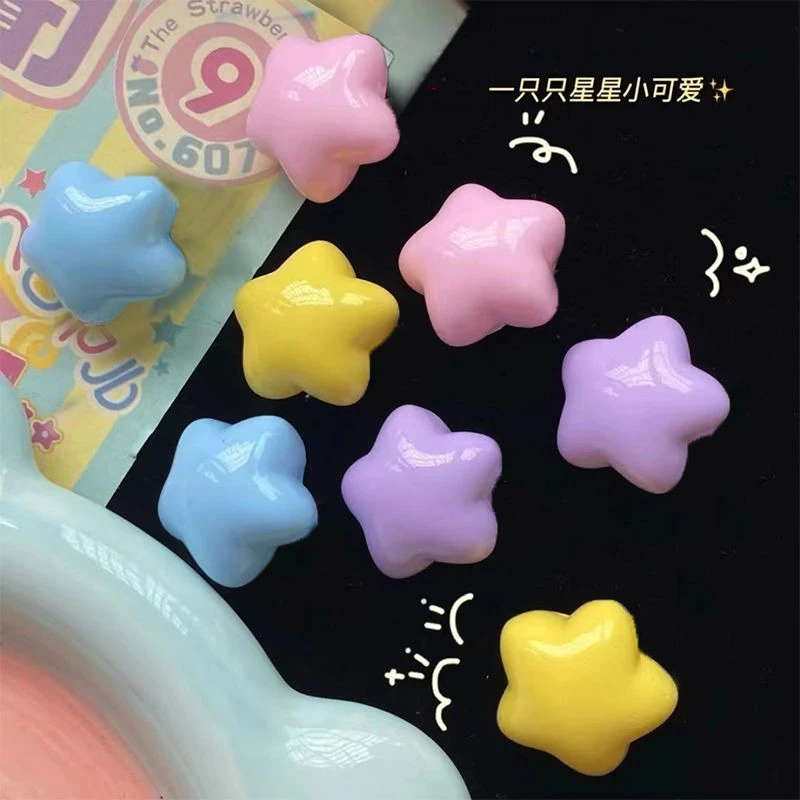 多巴胺星星五角星可爱y2k千禧风嘻哈甜美少女心耳钉无耳洞耳夹