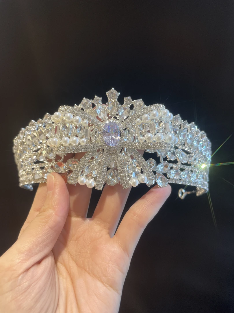 一诺新娘白纱皇冠