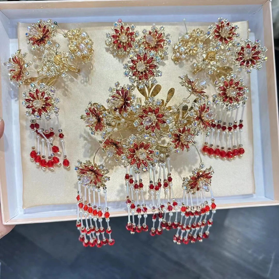 一诺新娘中式古装分体头饰