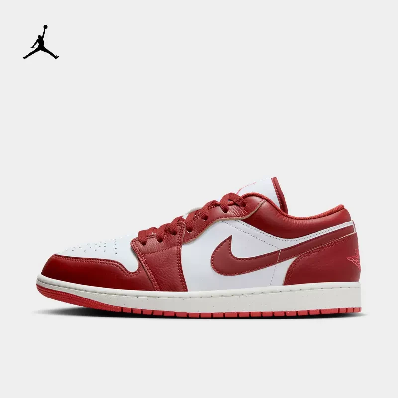 AIR JORDAN官方正品AJ1龙年红新年男子低帮婚鞋板鞋 L FJ3459-160