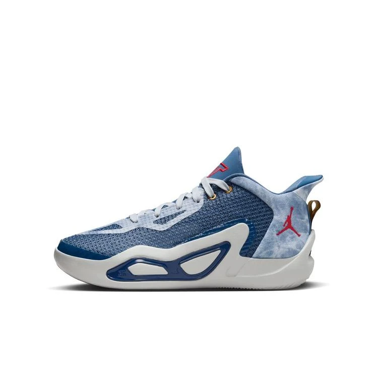 AIR JORDAN官方正品AJ塔图姆丹宁水洗蓝大童实战篮球鞋DX5359-400