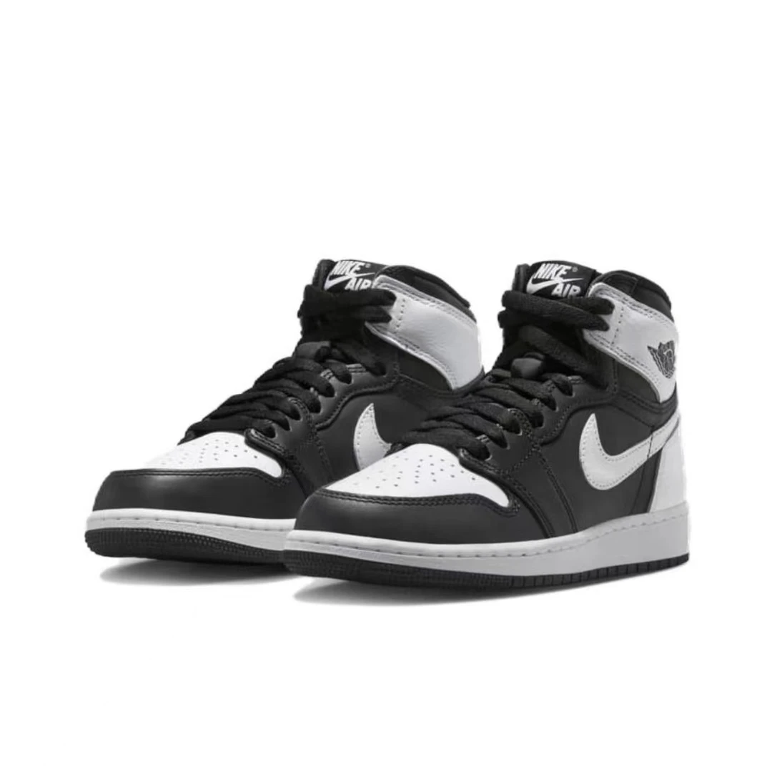 AIR JORDAN官方正品AJ1 GS OG高帮熊猫时尚运动休闲鞋 FD1437-010
