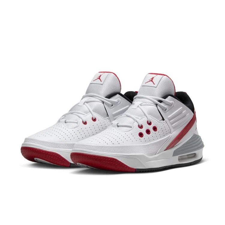 AIR JORDAN官方正品MAX AURA 5男白红低帮复古运动鞋G DZ4353-101