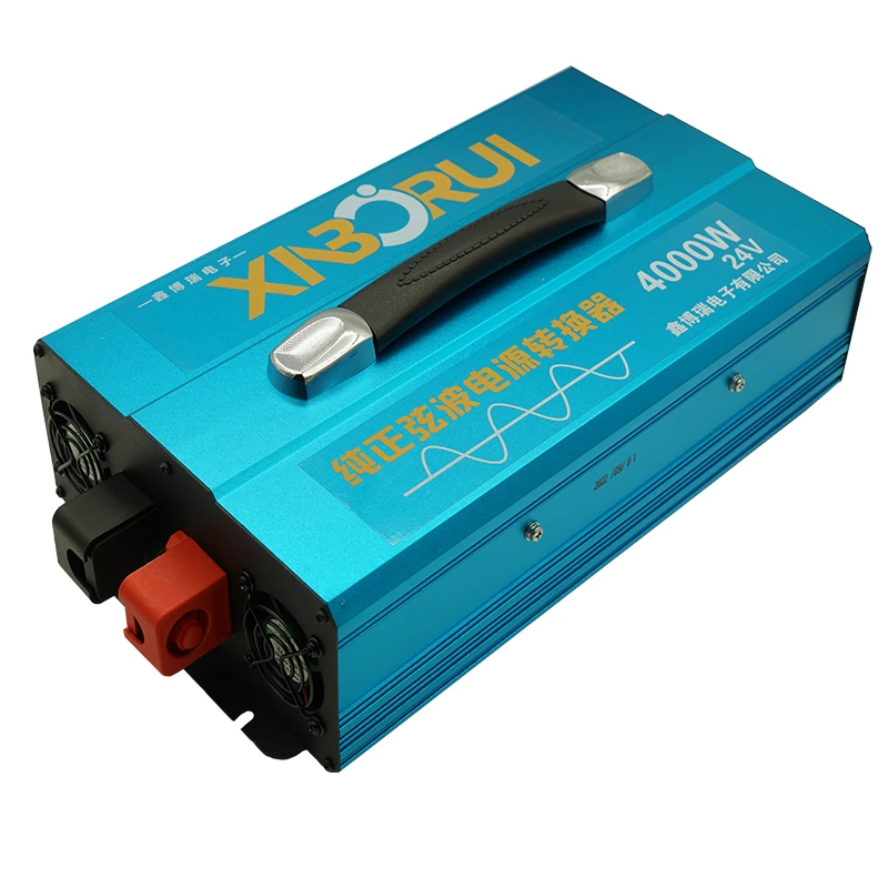 鑫博瑞鑫博瑞4000瓦纯正波24转220伏烧水做饭逆变器「可带200焊机」