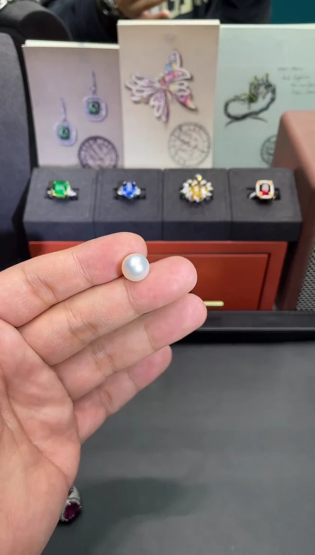 【闪购商品】海水珍珠裸珠未镶嵌11mm澳白裸珠