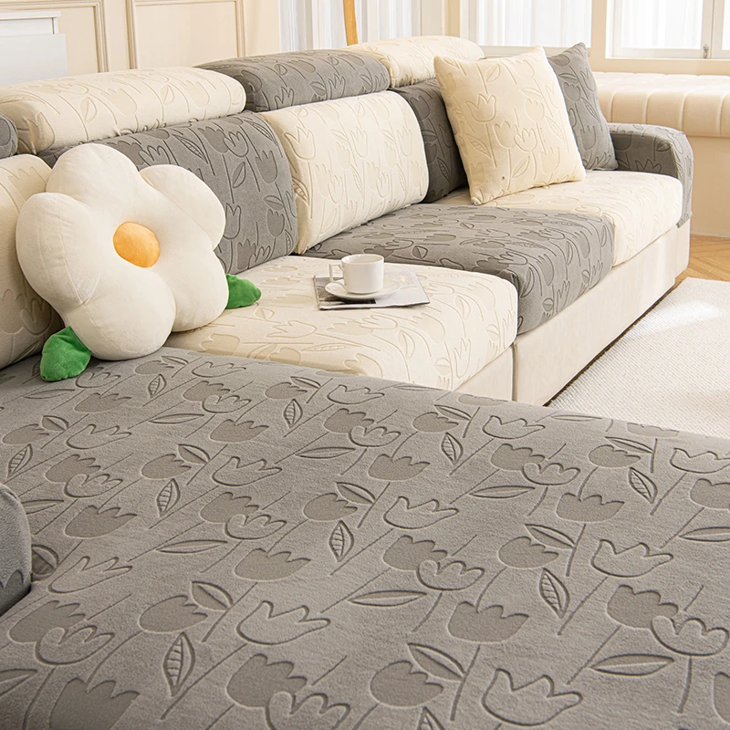 郁漫全包沙发套布通用型弹力沙发罩防猫抓懒人靠垫四季沙发套罩巾